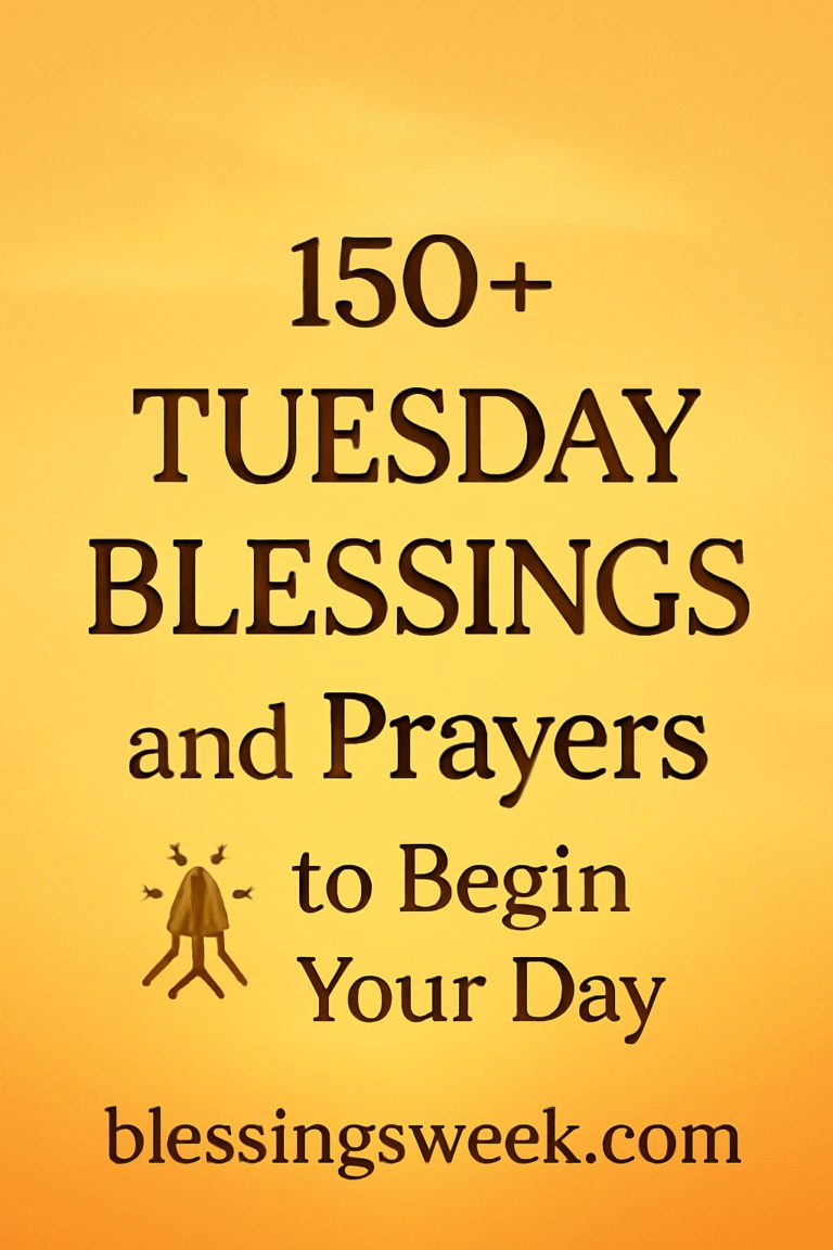 Tuesday Blessings and Prayers