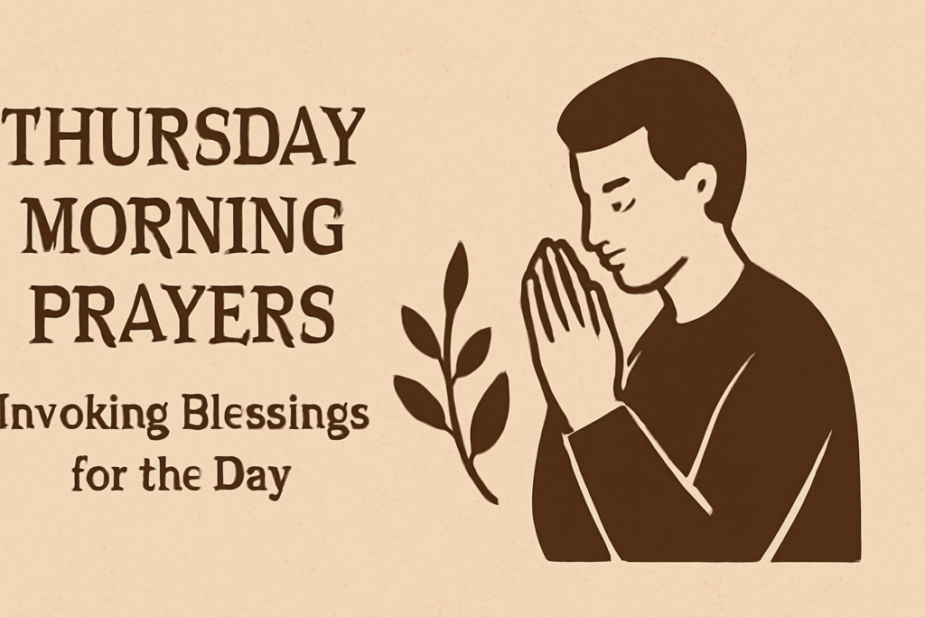 Thursday Morning Prayers: Invoking Blessings for the Day